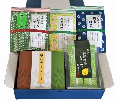 手拭い柄茶アソートセット　MTG003