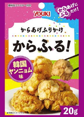 からあげふりかけからふる！韓国ヤンニョム味