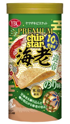 プレミアムチップスター海老　のり味(10%増量/新春特別パッケージ)