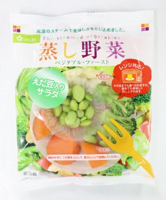 蒸し野菜えだ豆入りサラダ