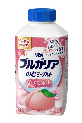明治ブルガリアのむヨーグルト贅沢な香りピーチ＆ローズ
