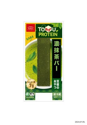 豆腐のおやつ　濃抹茶バー