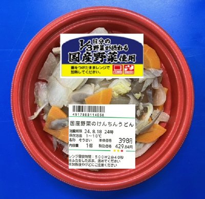 国産野菜のけんちんうどん