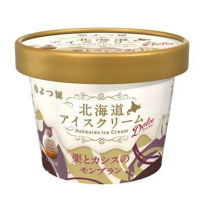 よつ葉北海道アイスクリーム ドルチェ 栗とカシスのモンブラン114ml