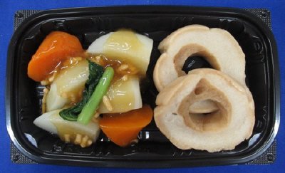かぶの鶏そぼろあんと車麩の寄煮