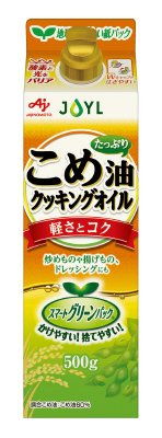 ＡＪＩＮＯＭＯＴＯ　こめ油たっぷりクッキングオイル５００ｇスマートグリーンパック