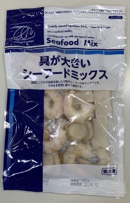 具が大きいシーフードミックス