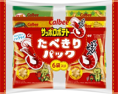 えびせん＆サッポロたべきりパック