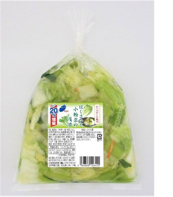 はくさいと小松菜の浅漬増量