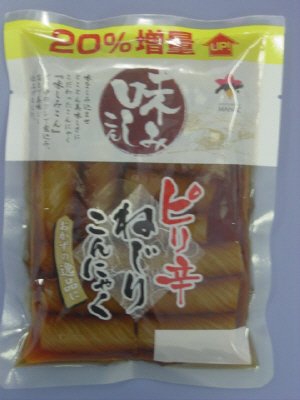 味しみこん　ピリ辛ねじりこんにゃく　２０％増量