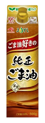 ＡＪＩＮＯＭＯＴＯごま油好きの純正ごま油　５００ｇスマートグリーンパック