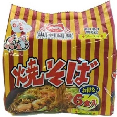 袋ポンポコ焼そばソース味６食入り