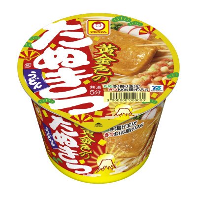 黄金色のたぬきつうどん