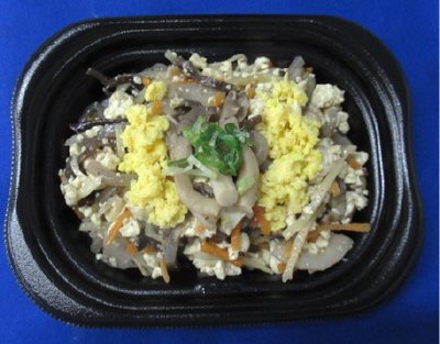 ４種のきのこ入り炒り豆腐