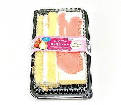 いちごの切り落しケーキ