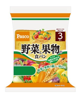 野菜と果物の食パン３枚入