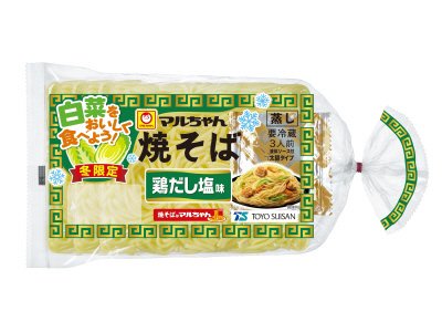 マルちゃん焼そば　冬限定　鶏だし塩味　３人前