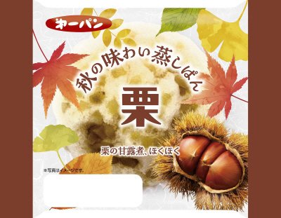 秋の味わい蒸しぱん　栗
