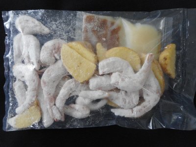 フライパンで作る鹿児島産小エビのガーリックシュリンプ