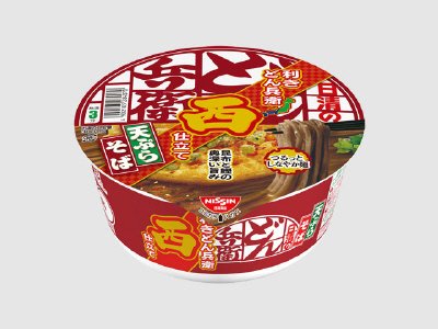 日清の利きどん兵衛　天ぷらそば　西