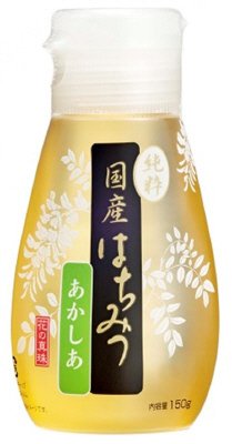花の真珠　国産あかしあ純粋蜂蜜150gポリ