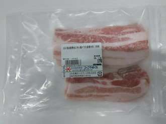 全農ミートフーズ広島／山口県産鹿野あじわい豚バラ生姜焼き用（冷凍）