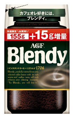 「ブレンディ」インスタントコーヒー１５５ｇ＋１５ｇ増量