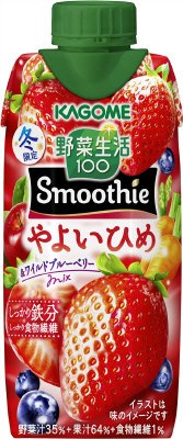野菜生活１００　Ｓｍｏｏｔｈｉｅ　やよいひめ＆ワイルドブルーベリーＭｉｘ