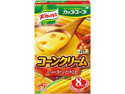 「クノール　カップスープ」コーンクリーム（８袋入）
