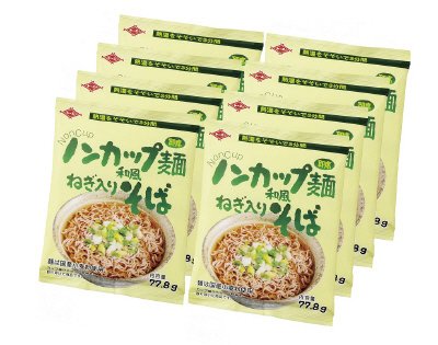 ノンカップ麺和風ねぎ入りそば