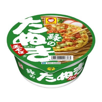 緑のたぬき天そば
