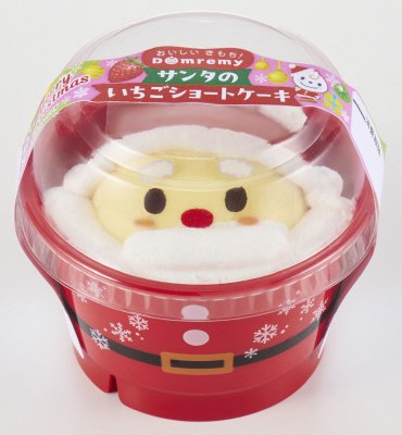 サンタのいちごショートケーキ