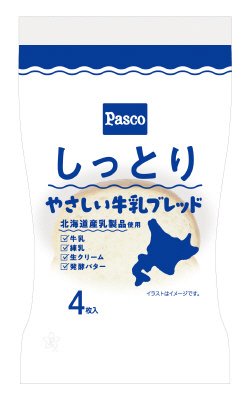 やさしい牛乳ブレッド　４枚入