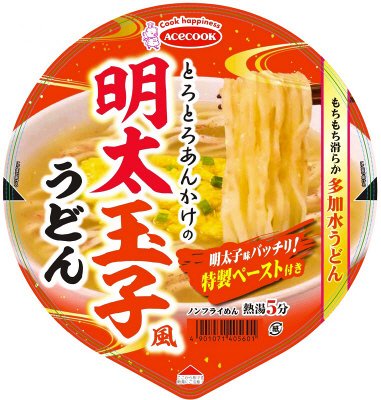 とろとろあんかけの明太玉子風うどん