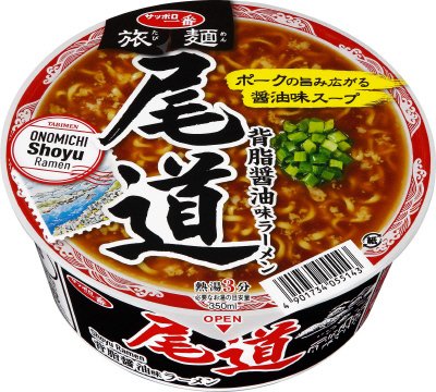 サッポロ一番　旅麺　尾道　背脂醤油味ラーメン