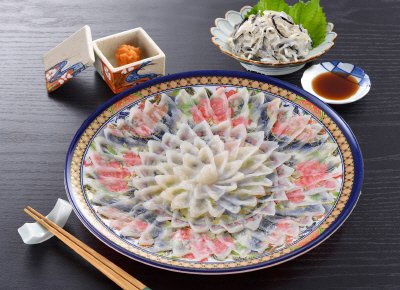 とらふく刺身セット