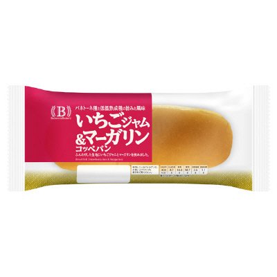 ベーカーズアンドベーカリー いちごジャム＆マーガリン コッペパン