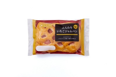 ふんわりいちごジャムパン