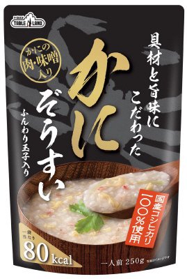具材と旨味にこだわったかにぞうすい