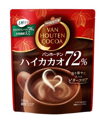 バンホーテン　ハイカカオ７２％