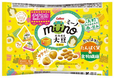 ｍｉｉｎｏ大豆しお味三角パック