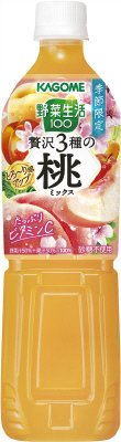 野菜生活１００贅沢３種の桃ミックス　７２０ｍｌ／１５