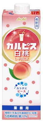 「カルピス（Ｒ）白桃Ｌパック」