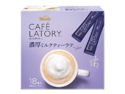 「ブレンディカフェラトリー」スティック　濃厚ミルクティーラテ１８本