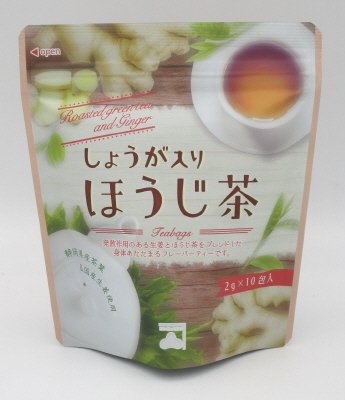 しょうが入りほうじ茶ティーバッグ