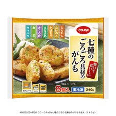 七種のごろごろ具材のがんも