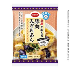 豆腐を加える　豚肉みぞれあん