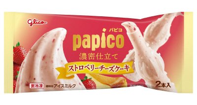 パピコ　濃密仕立て　ストロベリーチーズケーキ