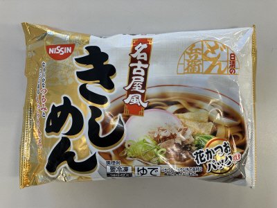 日清のどん兵衛　名古屋風きしめん　花かつお付き