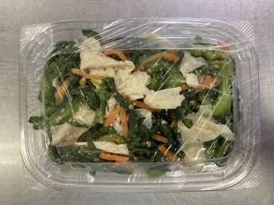 菜の花と湯葉の胡麻和え